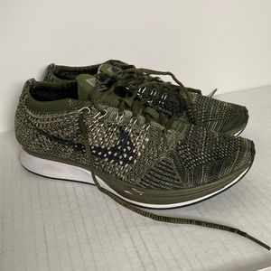 *SOLD* Nike Flyknit Racer Rough Green